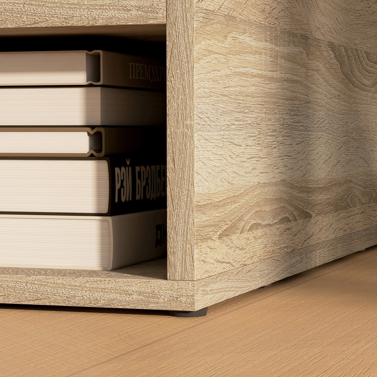Printer and monitor stand, wood effect - view 4