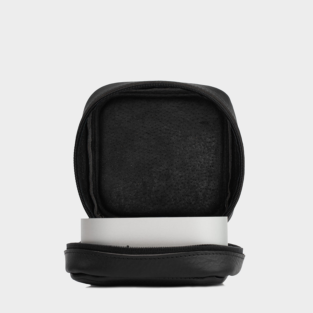 Full-grain leather travel case for Mac Mini, photo 5