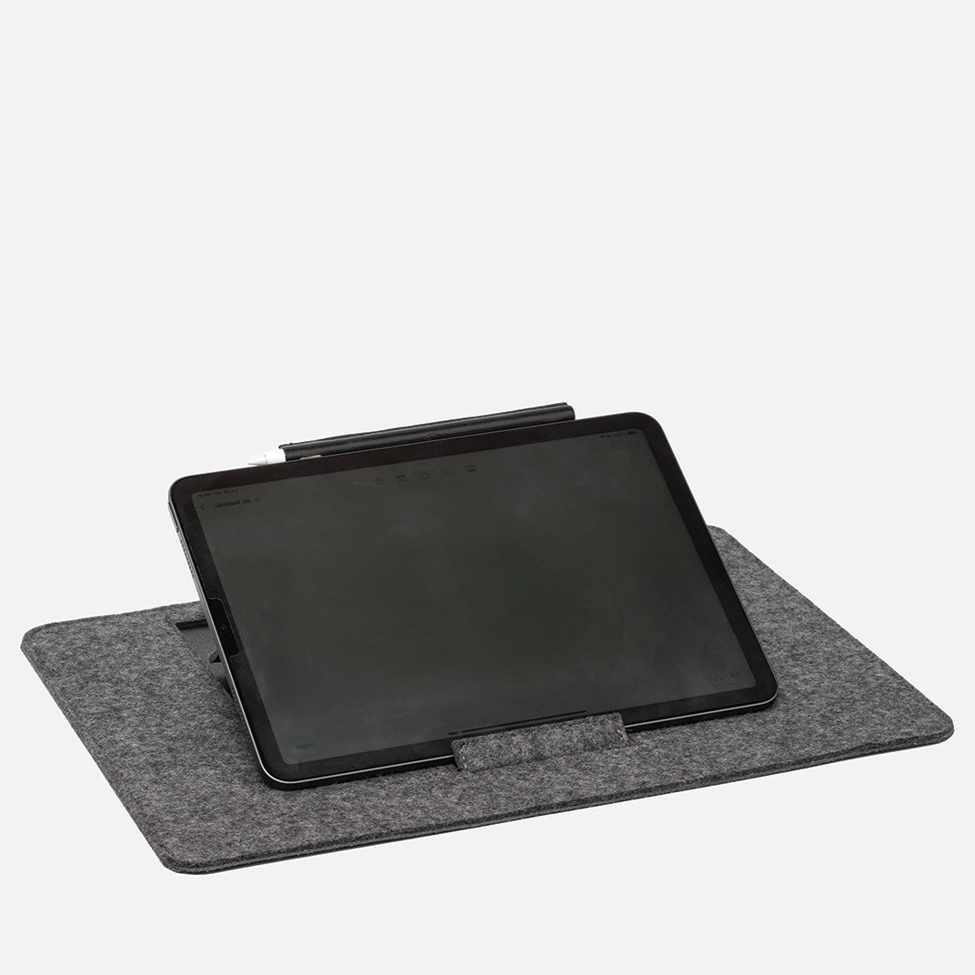 Handcrafted European Merino Wool iPad Stand