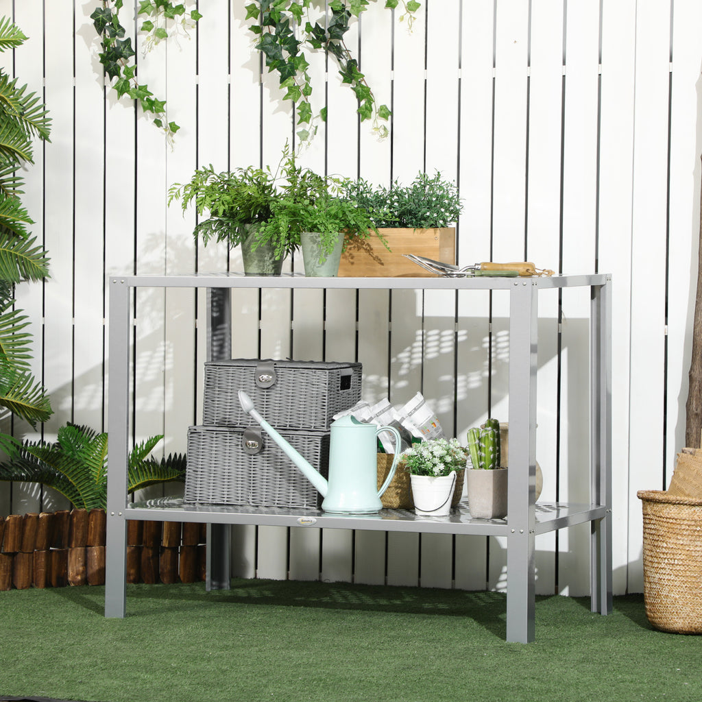 2-Tier Corner Plant Stand