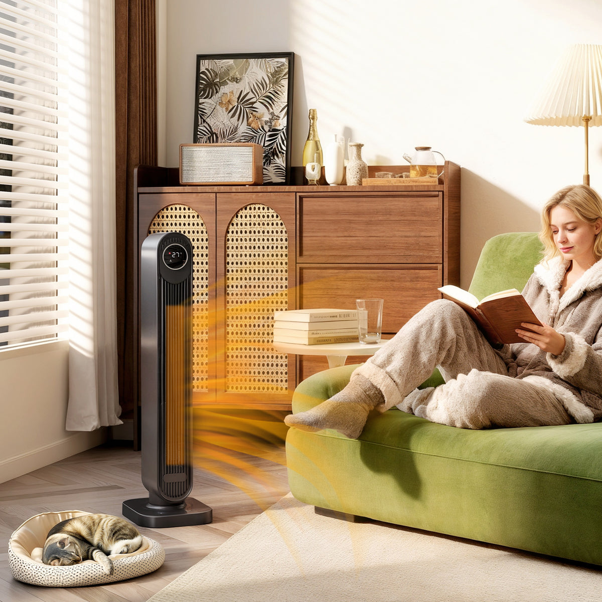 PTC Ceramic Tower Heater 2000W