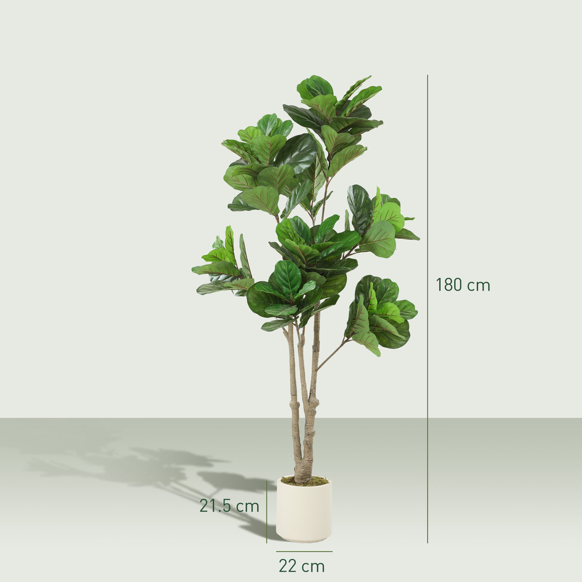 Artificial Fiddle Leaf Fig Tree 180cm