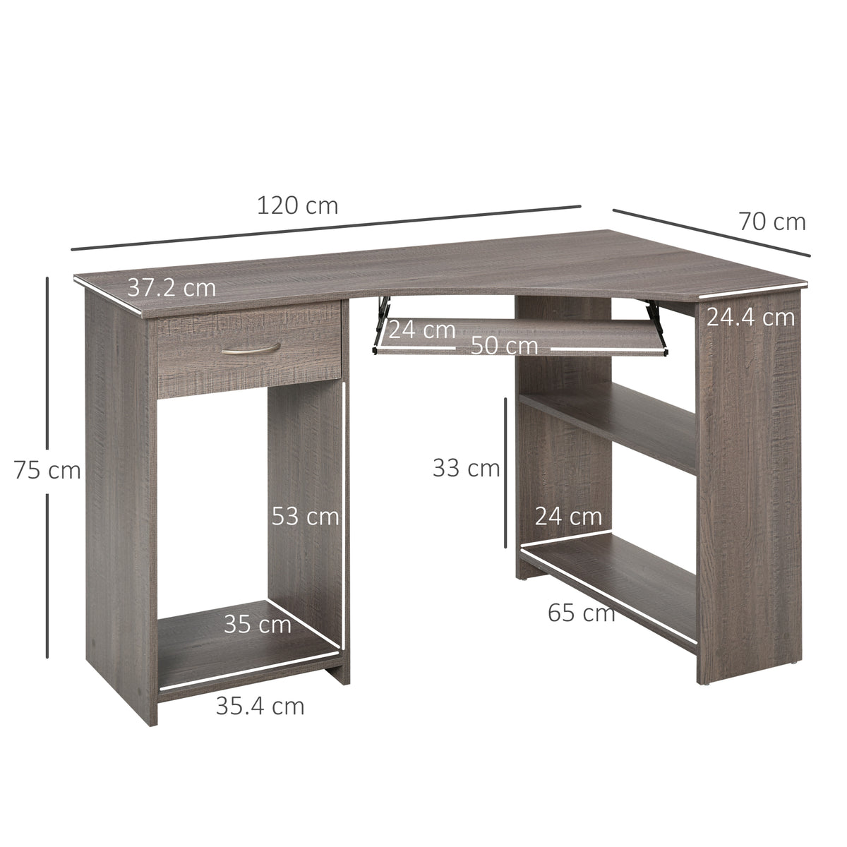 Corner Computer Desk