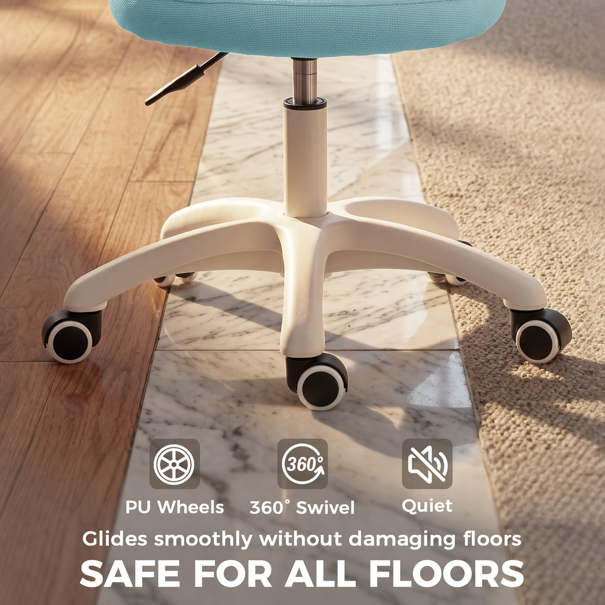 Armless Mesh Desk Chair
