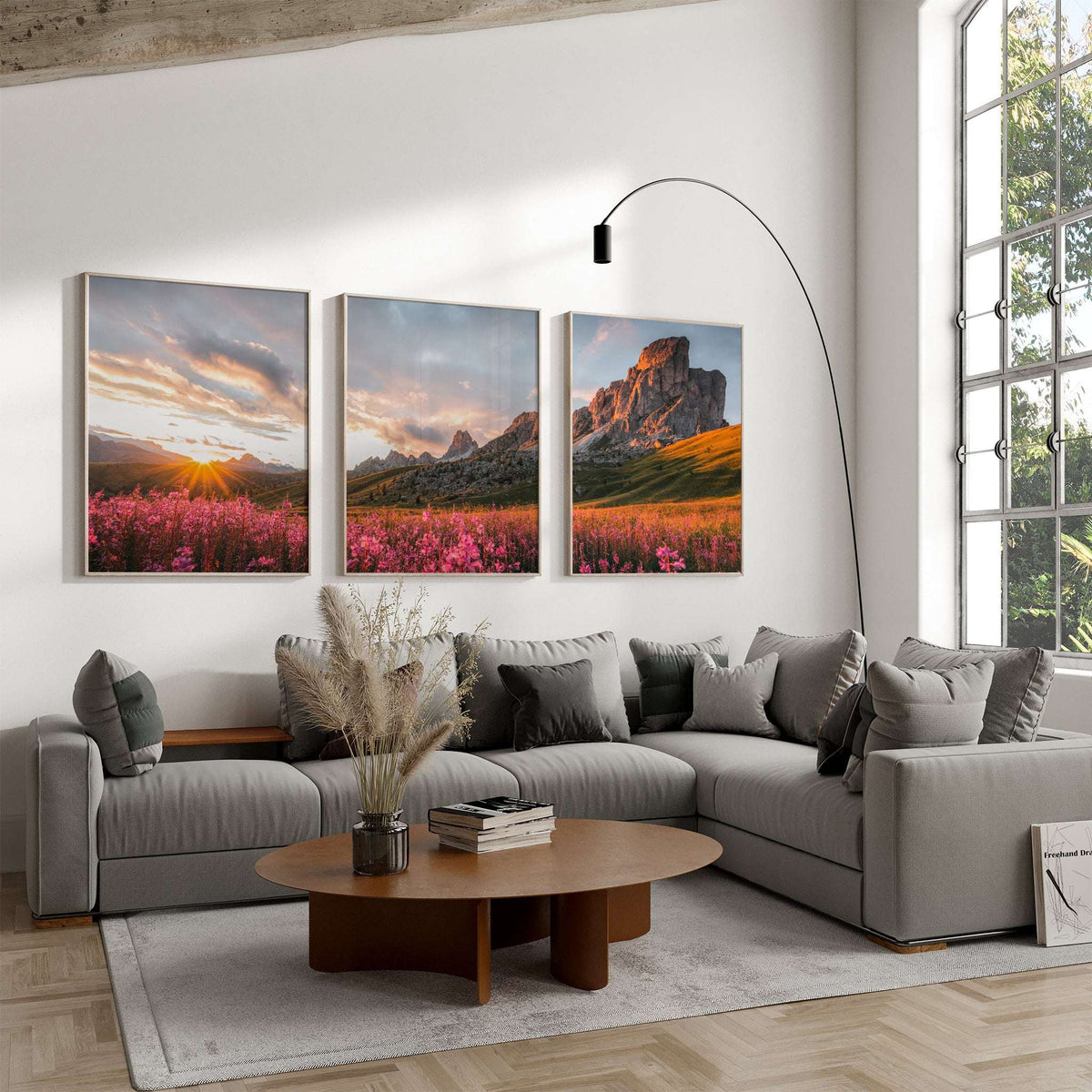 Passo Giau Dolomites Wall Art | Set of 3 Mountain Photography Prints