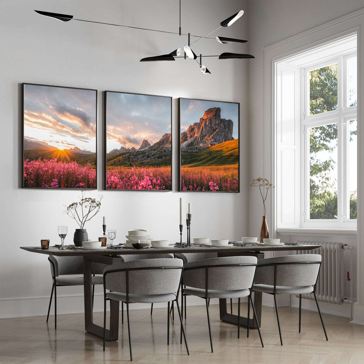 Passo Giau Dolomites Wall Art | Set of 3 Mountain Photography Prints