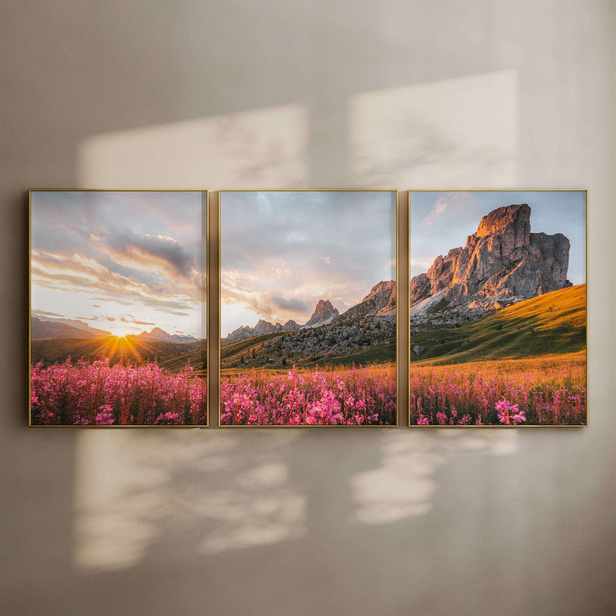 Passo Giau Dolomites Wall Art | Set of 3 Mountain Photography Prints