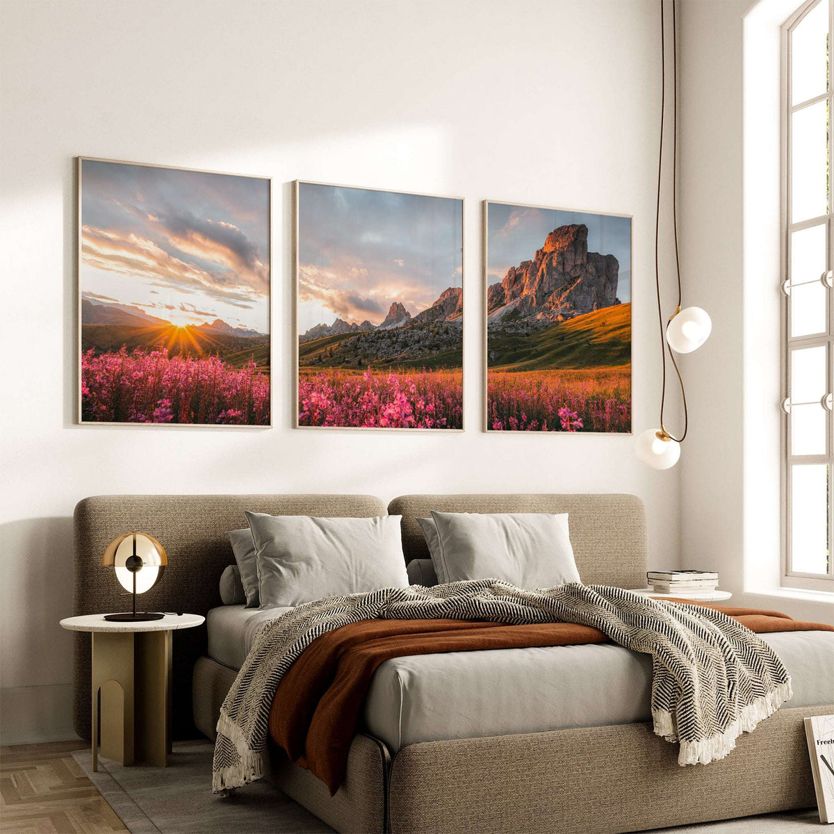 Passo Giau Dolomites Wall Art | Set of 3 Mountain Photography Prints