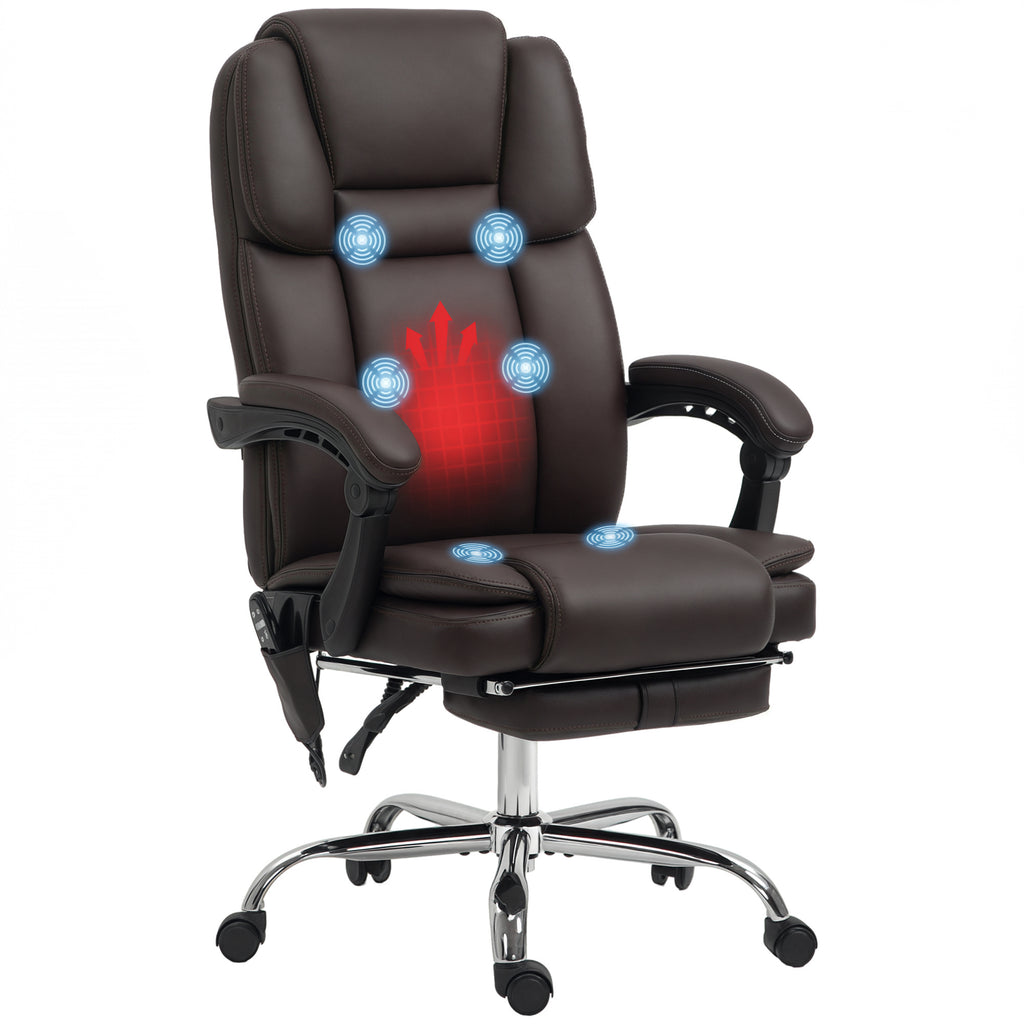 Massage Office Chair with Footrest