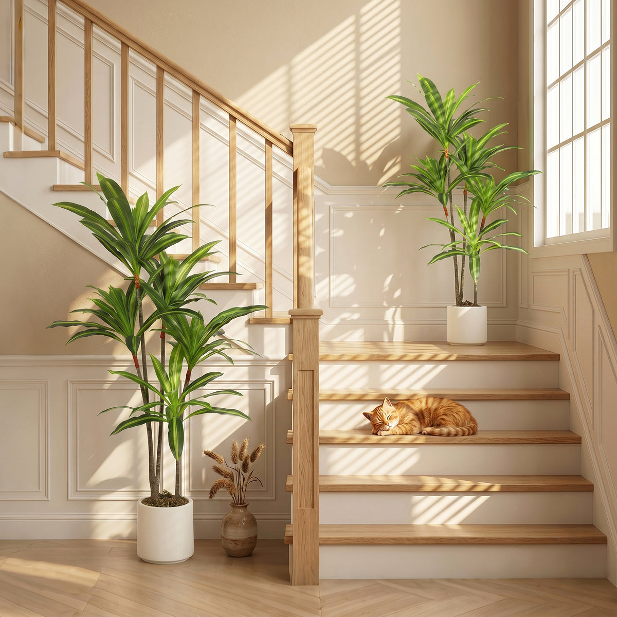 Artificial Dracaena Trees 150cm, Set of 2