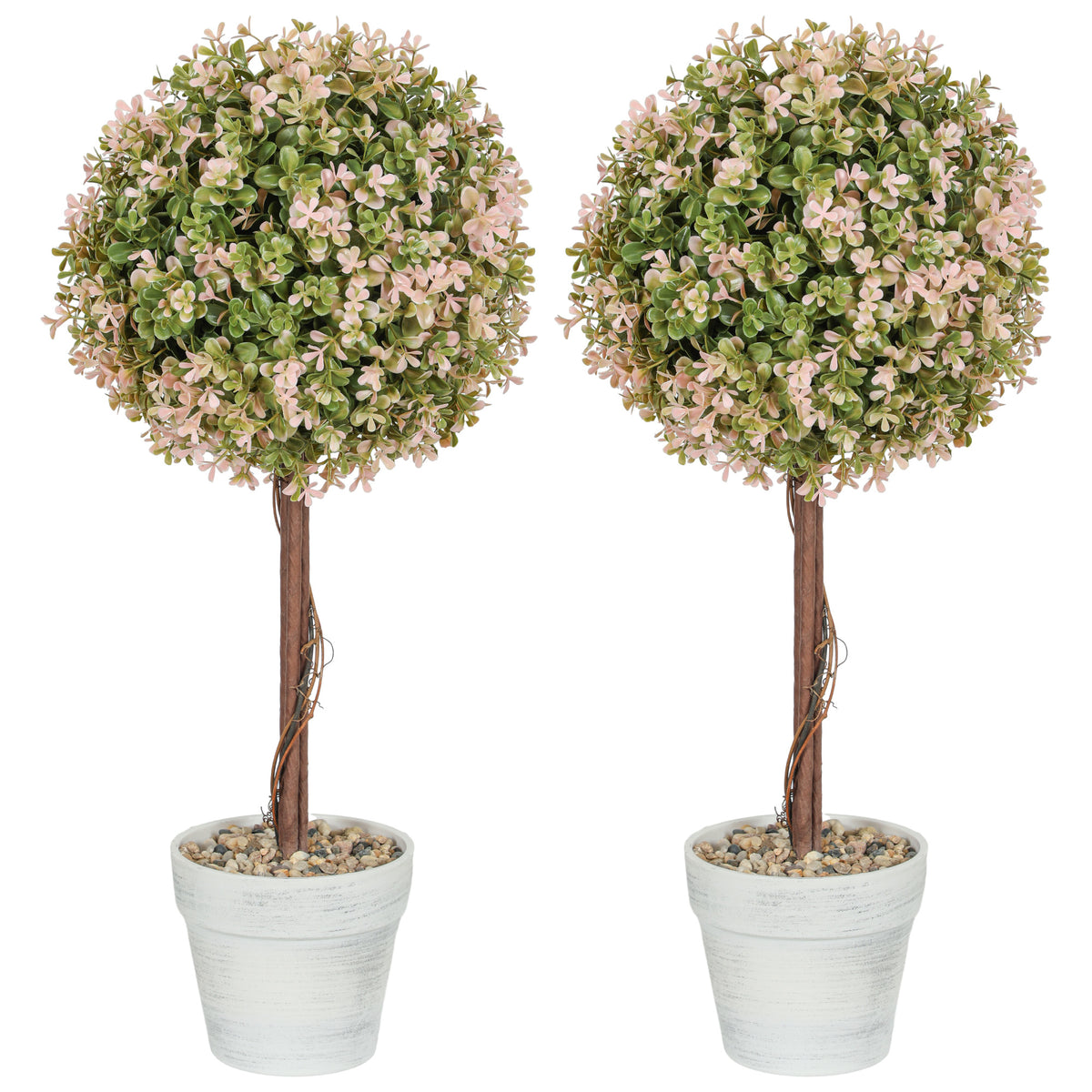 Artificial Murraya Flower Plants 60cm, Set of 2