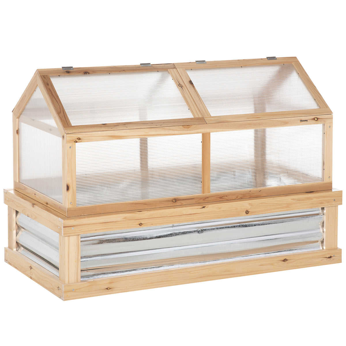 Raised Bed with Greenhouse Top