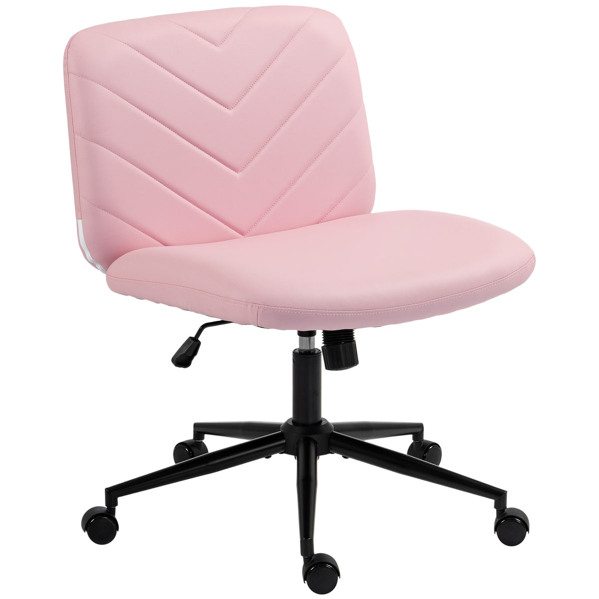 Criss-Cross Desk Chair on Wheels, Pink