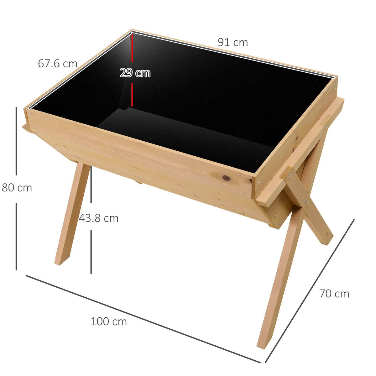 Large Raised Plant Stand