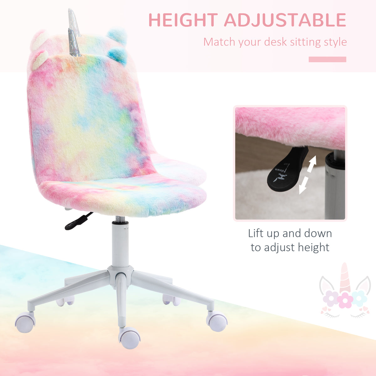 Unicorn Swivel Desk Chair