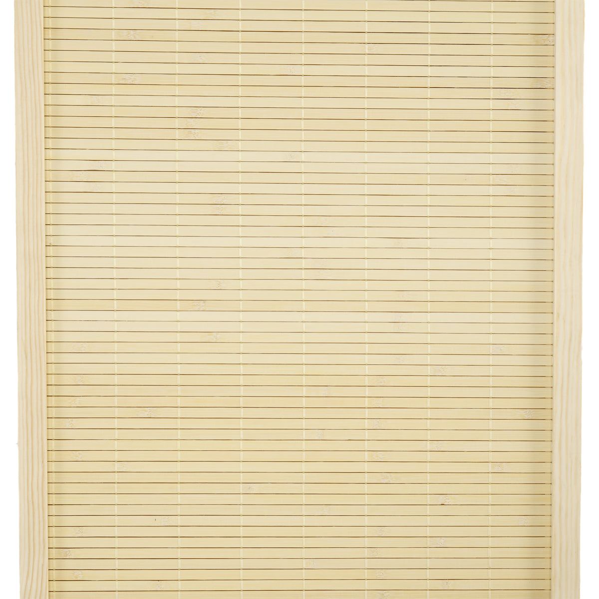 Natural bamboo 4-panel room divider, 180 x 180cm