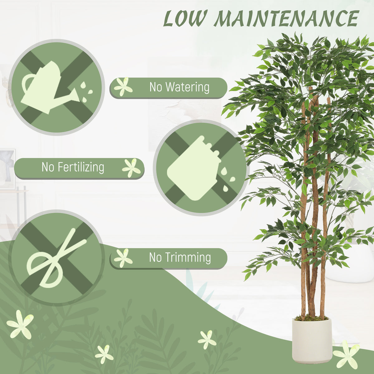 Artificial Ficus Tree 180cm