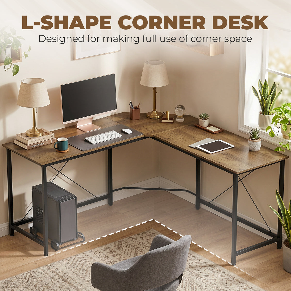 Large Corner L-Shaped Desk